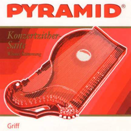 Pyramid Strings for zither Fingerboard strings for electric pickups Set compl.