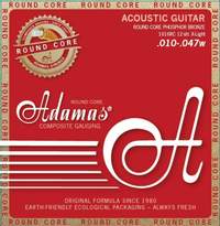 Adamas Strings for Acoustic Guitar Historic Reissue Phosphor Bronze Round Core 12-str. Light .010-.047