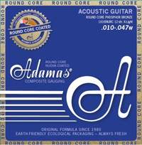 Adamas Strings for Acoustic Guitar Nuova Phosphor Bronze coated round core 12-str. Light .010-.047