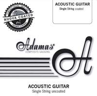 Adamas Strings for Acoustic Guitar Nuova coated single string plain - bare steel string .009"/0,23mm