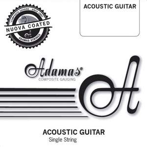 Adamas Strings for Acoustic Guitar Nuova coated phosphor bronze coated .024"/0.61mm