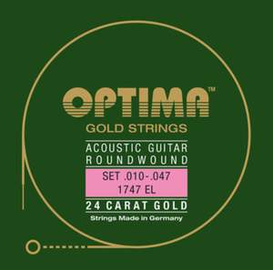 Optima Strings for Acoustic Guitar Gold strings G3 .023w