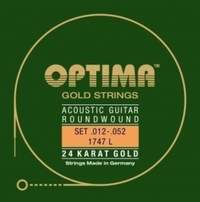 Optima Strings for Acoustic Guitar Gold strings G3 .024w
