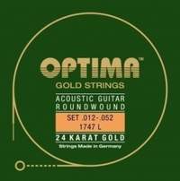 Optima Strings for Acoustic Guitar Gold strings Set