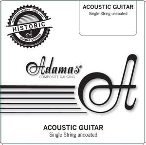 Adamas Strings for Acoustic Guitar Single strings uncoated phosphor bronze wound .020"/0.51mm