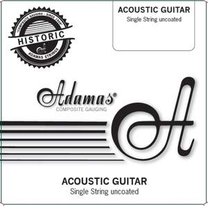 Adamas Strings for Acoustic Guitar Single strings uncoated