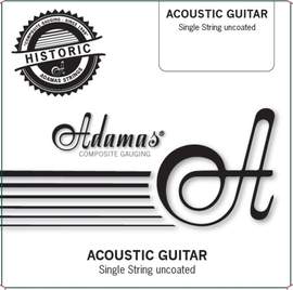 Adamas Strings for Acoustic Guitar Single strings uncoated phosphor bronze wound .045"/1.14mm