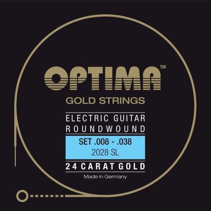 Optima Strings for E-guitar Gold strings round wound D4 .022w