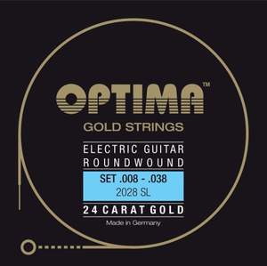 Optima Strings for E-guitar Gold strings round wound E6 .038w