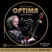 Optima Strings for E-guitar Gold strings round wound Set