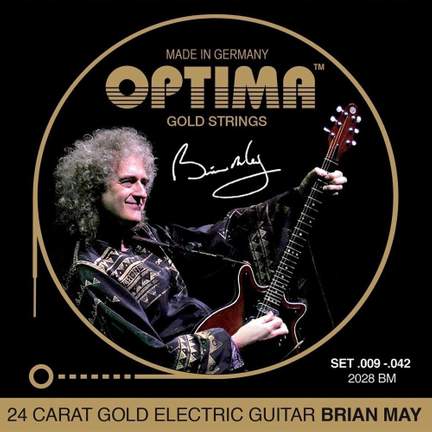 Optima Strings for E-guitar Gold strings round wound Set
