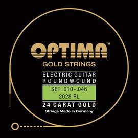 Optima Strings for E-guitar Gold strings round wound Set