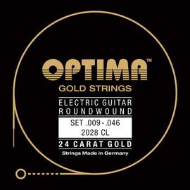 Optima Strings for E-guitar Gold strings round wound Set
