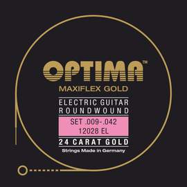 Optima Strings for E-guitar Gold Strings. Maxiflex A5 .032w
