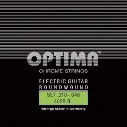 Optima Strings for E-guitar Chrome strings round wound Set