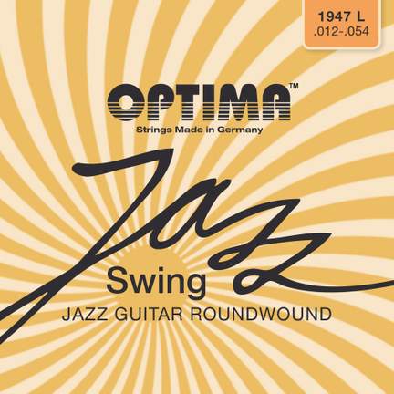 Optima Strings for E-guitar Jazz Swing Chrome  Round Wound Set