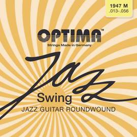 Optima Strings for E-guitar Jazz Swing Chrome  Round Wound Set