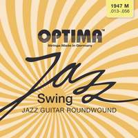 Optima Strings for E-guitar Jazz Swing Chrome  Round Wound Set