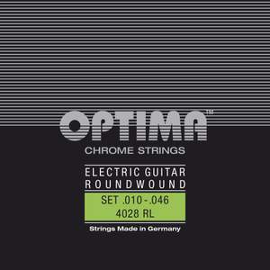 Optima Strings for E-guitar Chrome strings round wound Komplet 12-strunowy