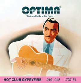 Optima Strings for Acoustic Guitar Hot Club Gypsyfire silver plated Set