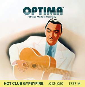 Optima Strings for Acoustic Guitar Hot Club Gypsyfire silver plated Set