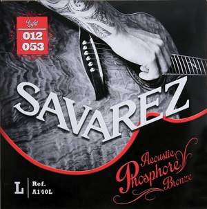 Savarez Strings for Acoustic Guitar Acoustic Light .012-.053