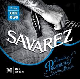 Savarez Strings for Acoustic Guitar Acoustic Medium .013-.056