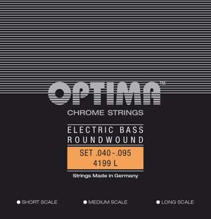 Optima E-Bass Strings Chrome Strings. Round Wound Short Scale Set Product Image