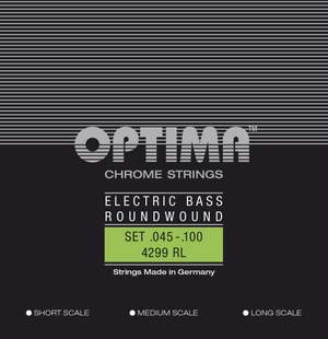 Optima E-Bass Strings Chrome Strings. Round Wound Short Scale Set Product Image