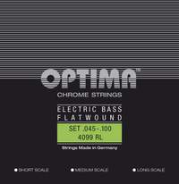 Optima E-Bass Strings Chrome Strings Flat Wound medium scale Set