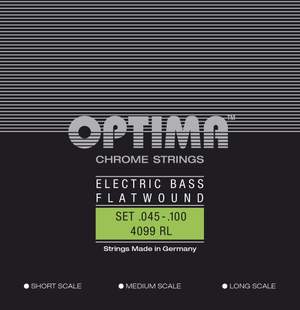 Optima E-Bass Strings Chrome Strings. Flat Wound Set