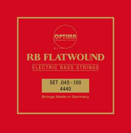 Optima E-Bass Strings Optima 4440 RB RB Rickenbacker flat wound Set 4-strings