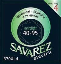 Savarez E-Bass Strings Hexagonal Explosion 4-str. Ex-Light