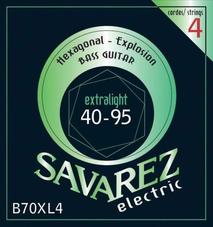 Savarez E-Bass Strings Hexagonal Explosion 4-str. Ex-Light
