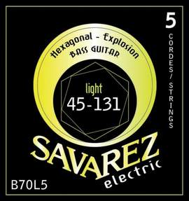 Savarez E-Bass Strings Hexagonal Explosion 5-str. Light
