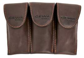 GEWA Mouthpiece pouch Crazy Horse Trumpet Triple brown