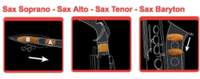 Saxmute Saxophone Mutes Soprano Saxophone with 2 necks