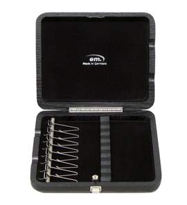 GEWA Reed case Oboe 8 tubes Black lacquered finish