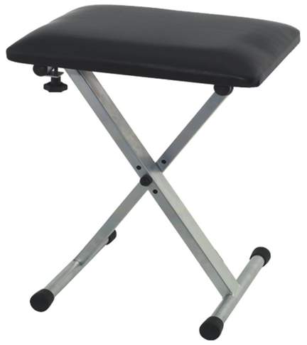 GEWA Keyboard bench VE4 silver-grey
