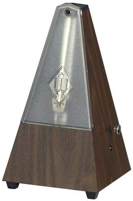 Wittner Metronome Pyramid shape Walnut grain