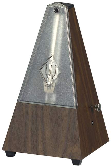 Wittner Metronome Pyramid shape Walnut grain