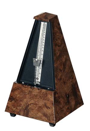 Wittner Metronome Pyramid shape Root wood        845001