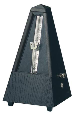 Wittner Metronome Pyramid shape Oak black. matt        819