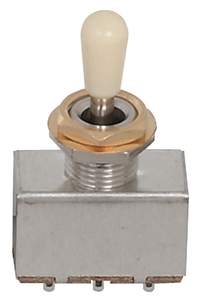 Partsland Switch Toggle Switches Cream-coloured button