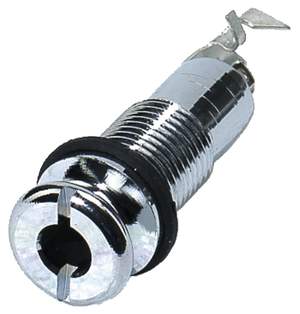 Partsland Output socket Endpin-Jack Chrome plated