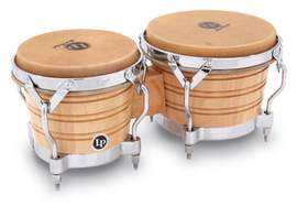 Latin Percussion Bongo Generation II Wood Natural