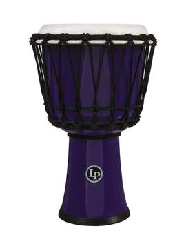 Latin Percussion Djembe World 7-inch Rope Tuned Circle Purple