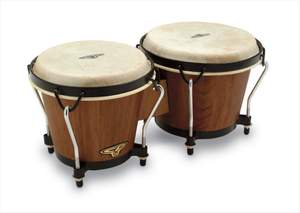 Latin Percussion Bongo CP  Traditional Dark Wood