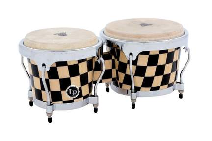 Latin Percussion Bongo Aspire Accent Checkerboard