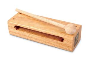 Latin Percussion Blocks Aspire Wood Wooden block with large beater